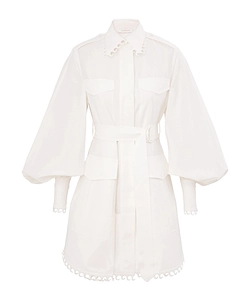 Zimmermann Illuminate Utility Mini Dress