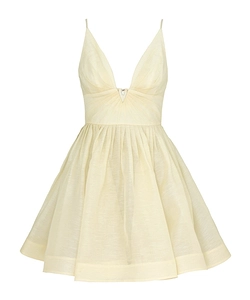 Zimmermann Illuminate V-Neck Mini Dress
