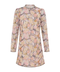 Zimmermann Illustration Embellished Mini Dress