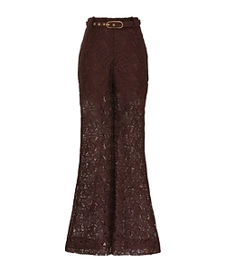 Zimmermann Illustration Lace Flared Pants