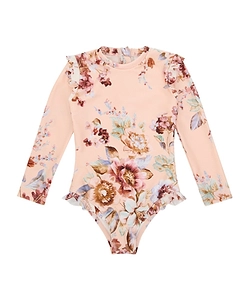 Zimmermann Kids Awaken Long Sleeved 1Pc Swimsuit