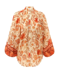 Zimmermann Junie Billow Long-Sleeved Blouse