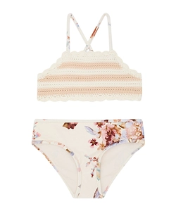 Zimmermann Kids Awaken Knit Bikini