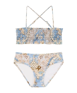 Zimmermann Kids Daylight Kids Shirred Bikini