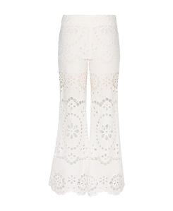 Zimmermann Lexi Embroidered Flare Pants