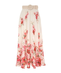 Zimmermann Lightburst Floral Printed Maxi Skirt