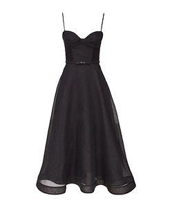 Zimmermann Luna Structured Midi Dress