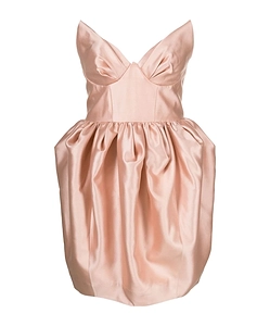 Zimmermann Matchmaker Moulded-Cup Strapless Gathered Mini Dress