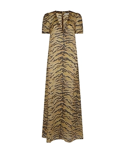 Zimmermann Matchmaker Short Sleeve Maxi Dress