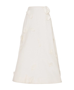 Zimmermann Matchmaker Rose Flared Skirt