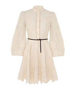 Zimmermann Ottie Embroidered Mini Dress