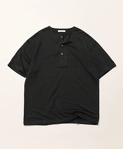 10Oz Henley Neck Pullover