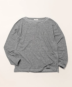 Linen High-Twist Cotton Boat Neck Pullover