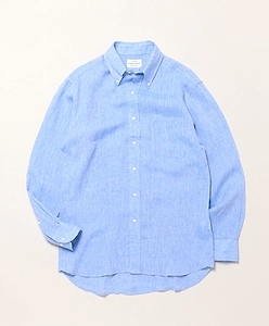 Button Down Shirts Linen Solid