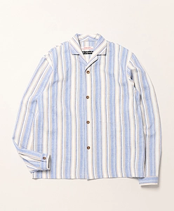 Dead Stock Limited Rare Vintage Fabric Open Collar Shirt