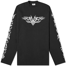 GOTHIC TRIBAL LOGO LONGSLEEVE