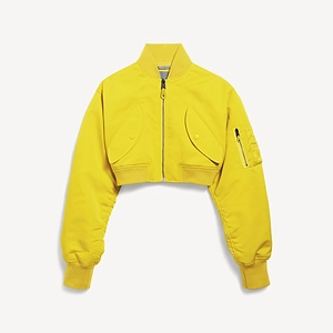 Cropped Bomber Jacket