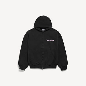 Diy Back Regular Fit Zip-Up Hoodie